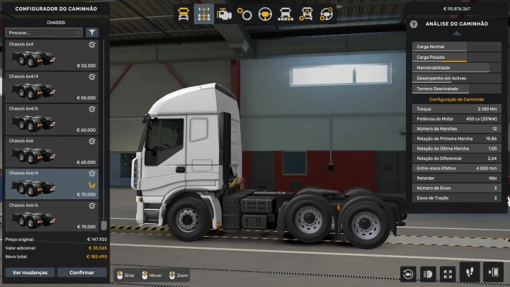 MOD ETS2 – Phụ Tùng ETS2 - Chassis Trucks V1.1 (1.53.x)