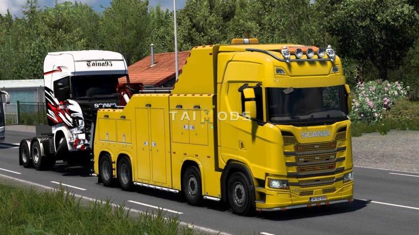 ETS2 - Scania NG S Wrecker Truck V1.56 (1.56.x)