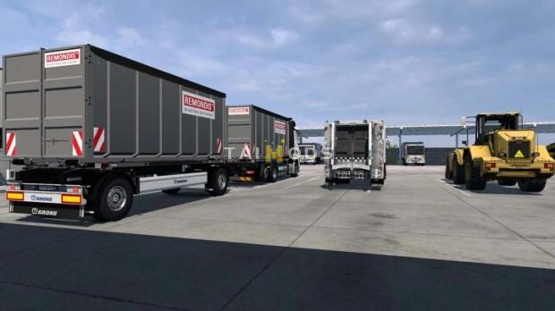 MOD ETS2 – Phụ Tùng ETS2 - Hooklift for Seb Swap Body Pack V1.1 (1.50.x)