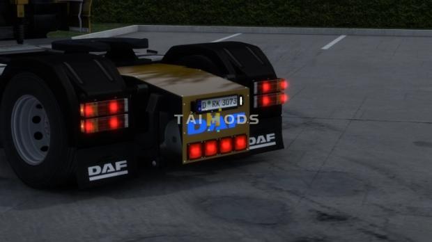 MOD ETS2 – Phụ Tùng ETS2 - Rear Bumper Daf xf 105 Chs 4x2 (1.49.x)