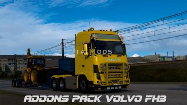 MOD ETS2 – Phụ Tùng ETS2 - Addons Pack Volvo FH3 (1.49.x)
