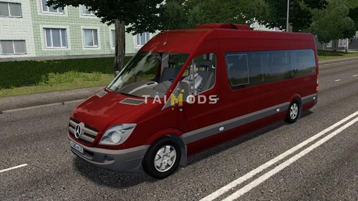City Car Driving 1.5.9 – Mercedes-Benz Sprinter 313 CDI