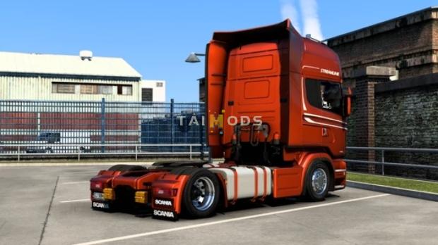 ETS2 - Low Deck improved Chassis for RJLs Scania R&S, R4, P4, P&G V1.6 (1.48.x)
