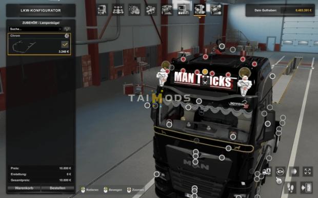 MOD ETS2 – Phụ Tùng ETS2 - Lightbox MAN2023 V2.0 (1.47.x)