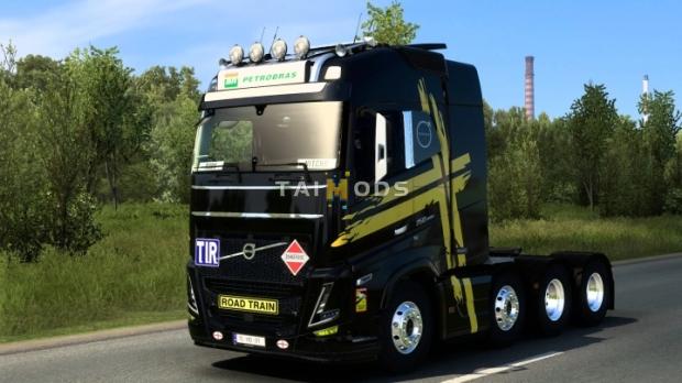 ETS2 - Lightbox Petrobras Volvo FH 2022 Sanax V1.0 (1.47.x)