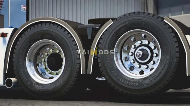 MOD ETS2 – Phụ Tùng ETS2 - LS 3DWorks Wheel Pack V1.0 (1.47.x)