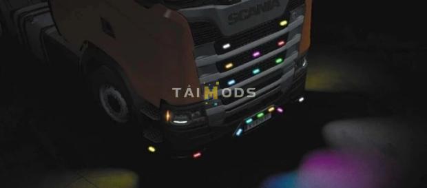MOD ETS2 – Phụ Tùng ETS2 - Strobe Led Lights Pack V2.0 (1.47.x)