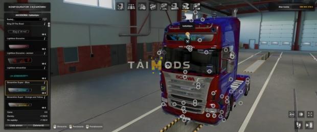 MOD ETS2 – Phụ Tùng ETS2 - Scania RJL Lightboxes (1.47.x)