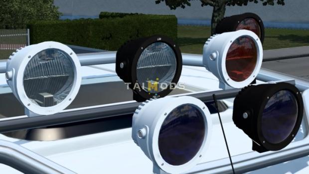 MOD ETS2 – Phụ Tùng ETS2 - Hella Rallye 4000 Lamp Pack V2.0 (1.46.x)