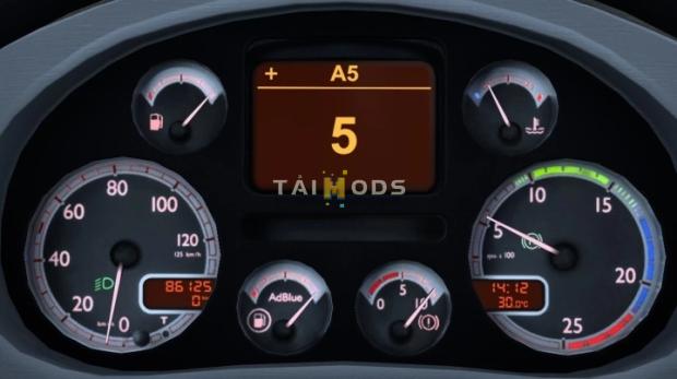 MOD ETS2 – Phụ Tùng ETS2 - DAF XF105 Dashboard V1.3 (1.46.x)