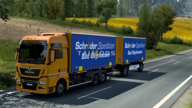 ETS2 - Swap Body Carrier Chassis [Krone DLC required] V1.4.1 (1.46.x)