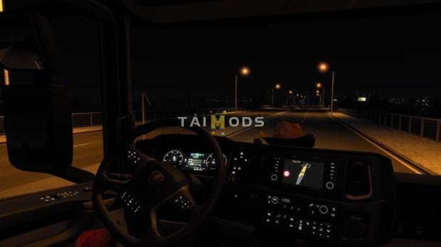 ETS2 - Street Lamps Without Fog (1.45.x)
