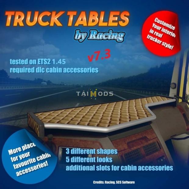 ETS2 - Truck Tables Pack V7.3 (1.45.x)