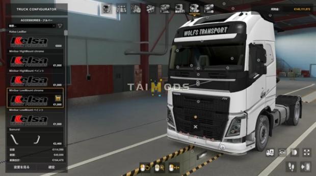 MOD ETS2 – Phụ Tùng ETS2 - Kelsa Addon Packs V1.4.1 (1.45.x)