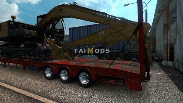 MOD ETS2 – Phụ Tùng ETS2 - BPW Eco Low Bed Trailer Wheels v1.1 (1.45.x)