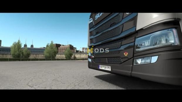 MOD ETS2 – Phụ Tùng ETS2 - New Scania R/S Badge V4.0.1 (1.44.x)