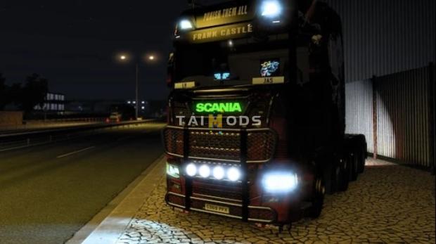 MOD ETS2 – Phụ Tùng ETS2 - Scania NG LED Badge V1.2 (1.44.x)