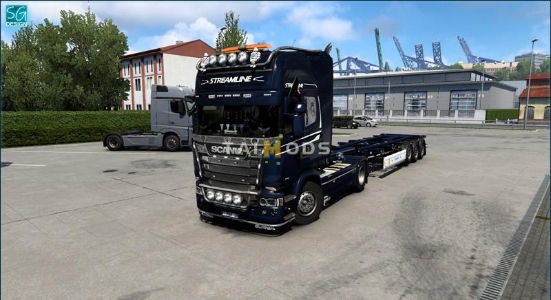 ETS2 - Scania RJL Addons V1.1 (1.44.x)