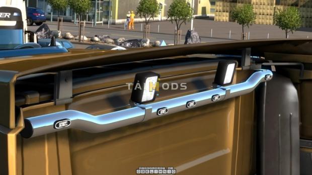 ETS2 - Mercedes-Benz Actros MP3 & MP4 Kelsa Lightbars V1.2.3 (1.44.x)