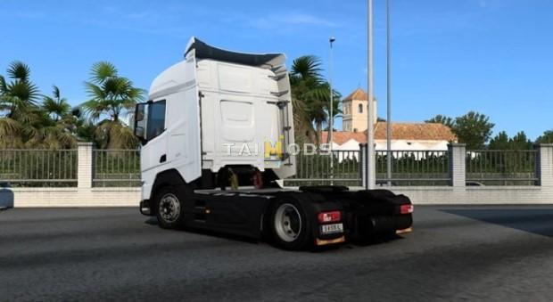 MOD ETS2 – Phụ Tùng ETS2 - Low Deck Chassis Addon for DAF 2021 V1.2 (1.43.x)