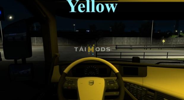 MOD ETS2 – Phụ Tùng ETS2 - New Interior Cabin Lights V3.1 (1.43.x)