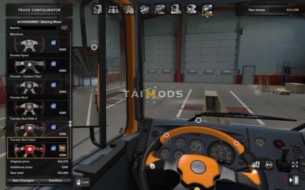 MOD ETS2 – Phụ Tùng ETS2 - SCI Steering Wheel DLC (1.43.x)