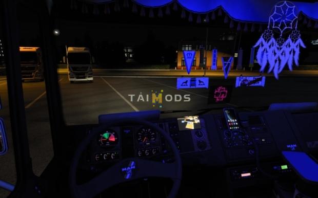 MOD ETS2 – Phụ Tùng ETS2 - Compatiblity Add-On for MAN F2000 and Truck of The Year 95 Sunshield Sticker (1.43.x)