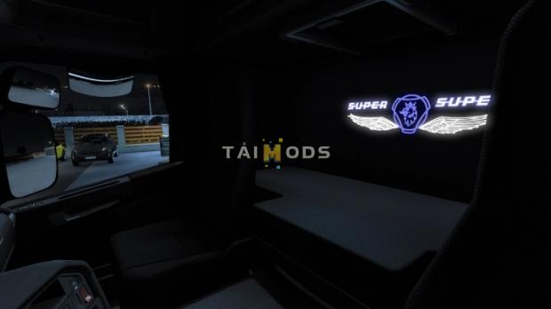 ETS2 - Led Plates for all Scania Trucks (1.43.x)