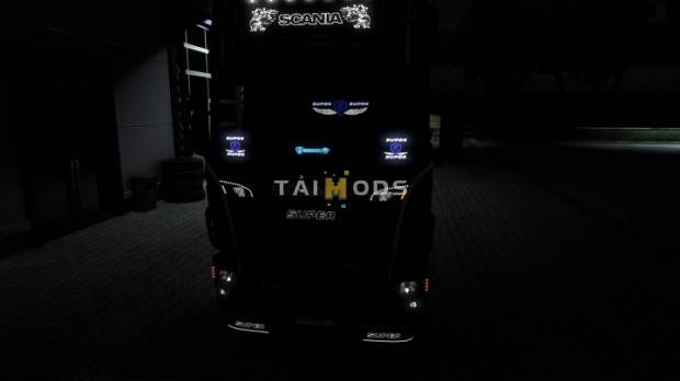 ETS2 - Led Plates for all Scania Trucks (1.43.x)
