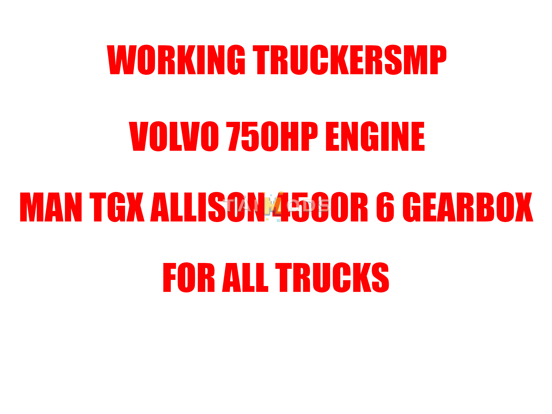 MOD ETS2 – Phụ Tùng ETS2 - 750HP Volvo Engine and MAN TGX Euro6 Gearbox Mod for TruckersMP (1.43.x)