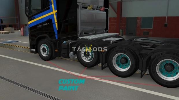 MOD ETS2 – Phụ Tùng ETS2 - Old School Wheels Pack Real Update: 20.01.2022 (1.43.x)