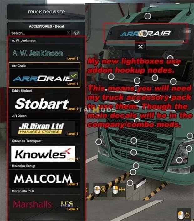 ETS2 - Truck Accessories Pack V15.4 (1.43.x)