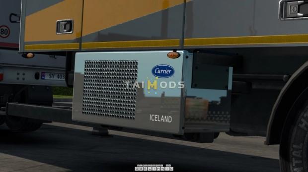 ETS2 - Real Cooling Unit Logos for SCS Trailers (1.43.x)