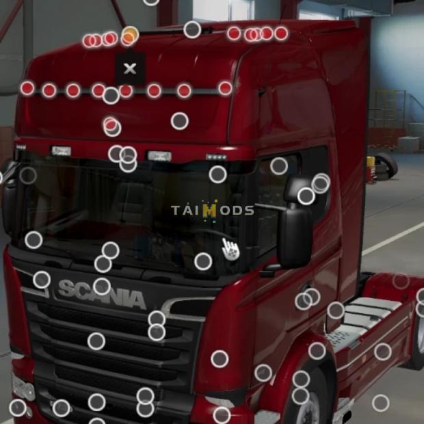 MOD ETS2 – Phụ Tùng ETS2 - Scania Rjl Roof Grill V1.0 (1.43.x)