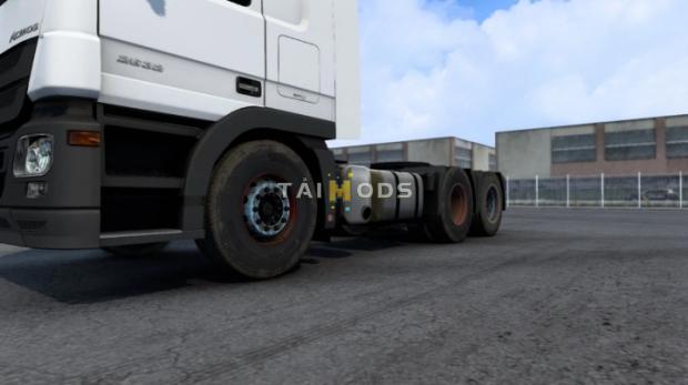 ETS2 - Added Second Fuel Tank for MB Actros MP3 V1.0 (1.42.x)