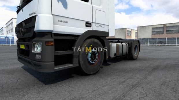 ETS2 - Added Second Fuel Tank for MB Actros MP3 V1.0 (1.42.x)
