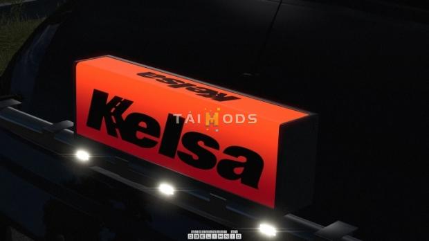ETS2 - Kelsa Led Illuminated Nameboards (1.42.x)