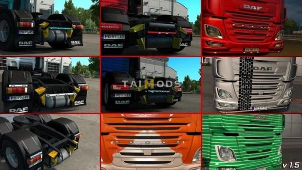ETS2 - Kelsa Lightbars for DAF XF 105 & 106 V2.0 (1.42.x)