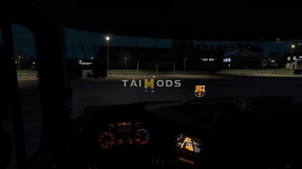 MOD ETS2 – Phụ Tùng ETS2 - Interior Light & Emblems V8.1b (1.42.x)