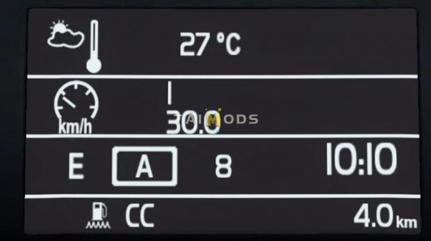 ETS2 - Volvo FH16 2009 Realistic Dashboard Computer (1.42.x)