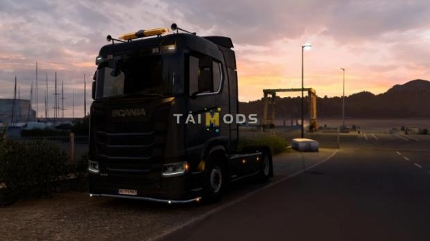 MOD ETS2 – Phụ Tùng ETS2 - Front Position Lights: Scania 2016 (1.42.x)