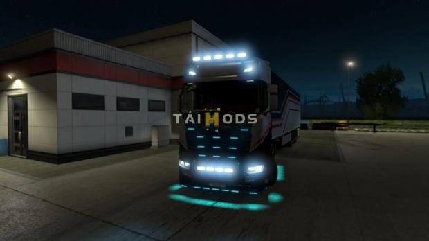 MOD ETS2 – Phụ Tùng ETS2 - Alexd Flare And 10.000 K Lights for All Trucks V1.16 (1.42.x)