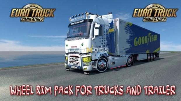 MOD ETS2 – Phụ Tùng ETS2 - Wheel Rim Pack for Trucks and Trailers (1.41.x)