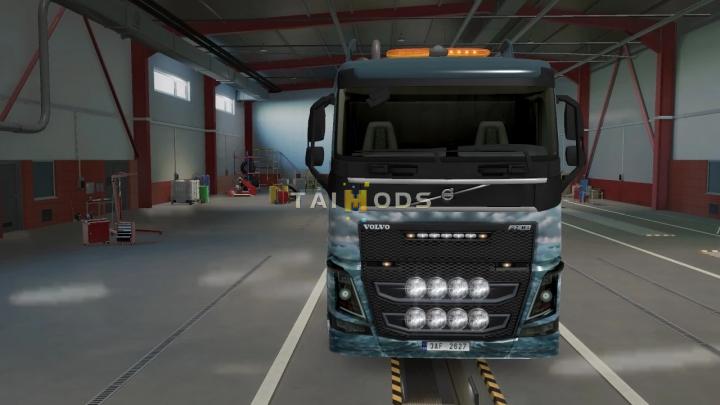 MOD ETS2 – Phụ Tùng ETS2 - Front Grill and Low Grill with Light Slots V1.0 (1.41.x)