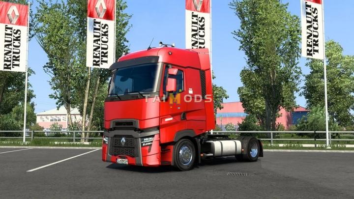 ETS2 - Low Deck Chassis Addon for SCS Renault Range T & T Evo V1.6 (1.41.x)