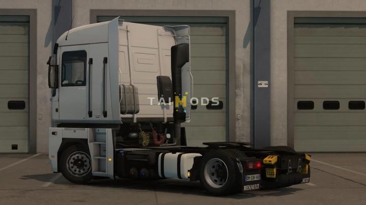 ETS2 - Low Deck Chassis Addon for knox_xss Renault Magnum V1.3 (1.41.x)