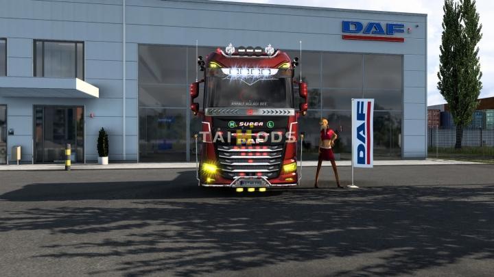MOD ETS2 – Phụ Tùng ETS2 - DAF XG/XG+ Addons (1.41.x)