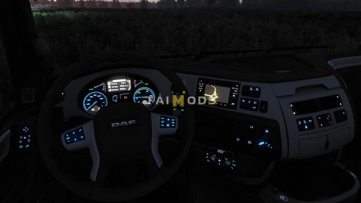 ETS2 - Dashboard Lights DAF V1.2 (1.40.x)
