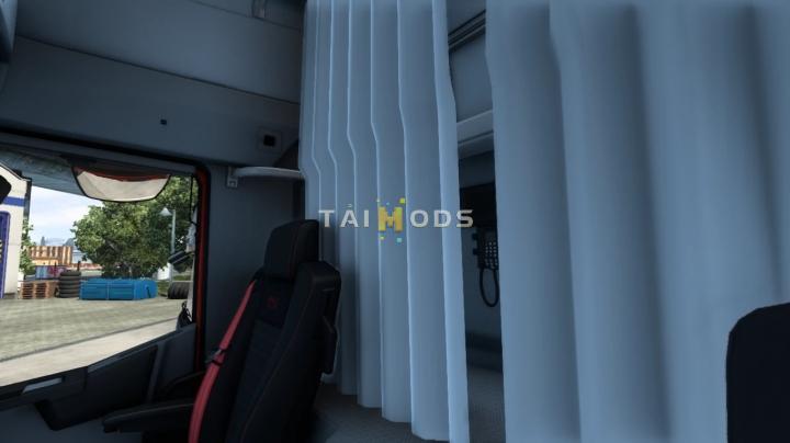 MOD ETS2 – Phụ Tùng ETS2 - Curtain Mod for Renault T Range V1.0 (1.40.x)