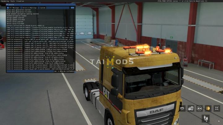 MOD ETS2 – Phụ Tùng ETS2 - BigT Britax LED Beacons Pack Stable Version (1.40.x)